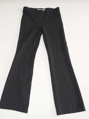 Betabrand Women's Boot Cut Dress Yoga Pants Size Medium Charcoal Gray Mid Rise